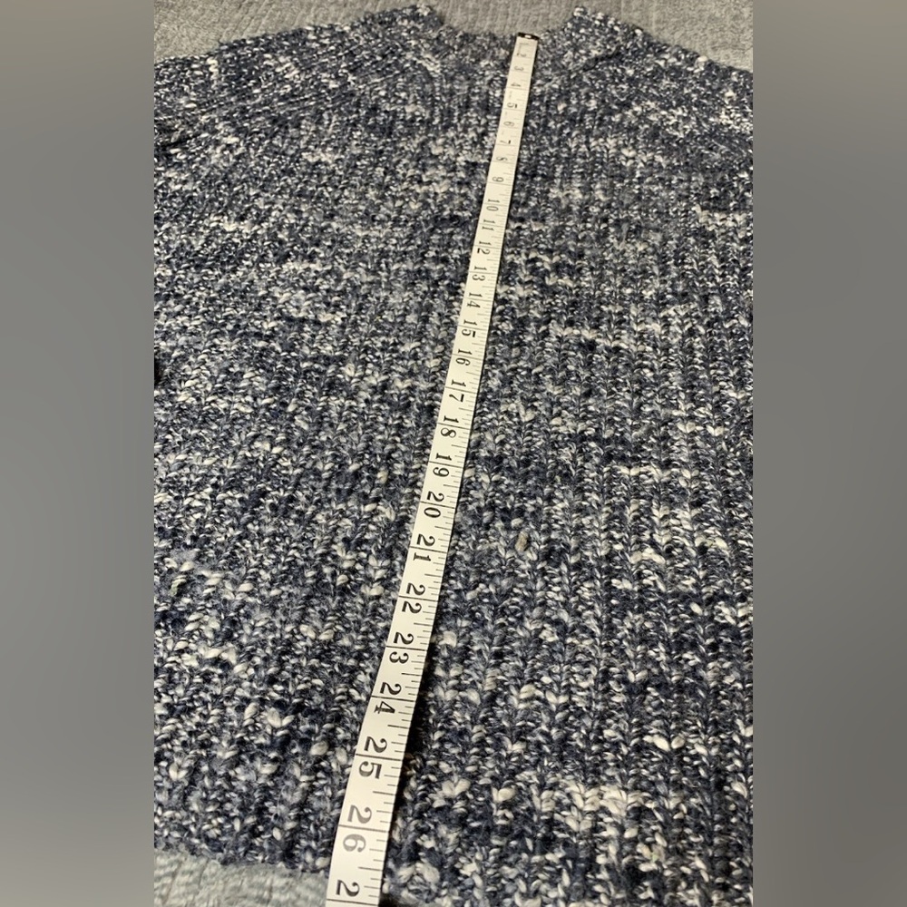 3/$20 Ruff Hewn Blue and White Knit Sweater LARGE - Picture 11 of 13